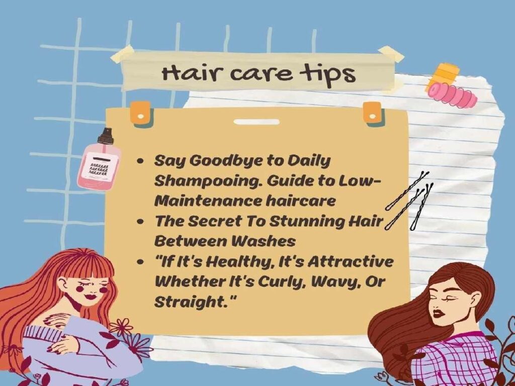 Hair care tips, no need to wash your hair daily, no chemical shampoo, best hair growth oil, tips for healthy hair