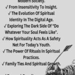 EMBRACING SPIRITUALITY IN A MATERIAL WORLD UNVEILING THE MODERN SHIFT: THE RISE OF SPIRITUAL IDENTITY AND THE ETERNAL BOND THROUGH SPIRITUAL REFLECTION The Rise Of Spiritual Identity In Modern Society