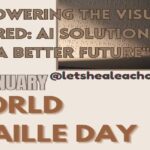 World Braille Day: Honoring The Power Of Intuition Beyond Vision" Empowering the Visually Impaired: AI Solutions for a Better Future"