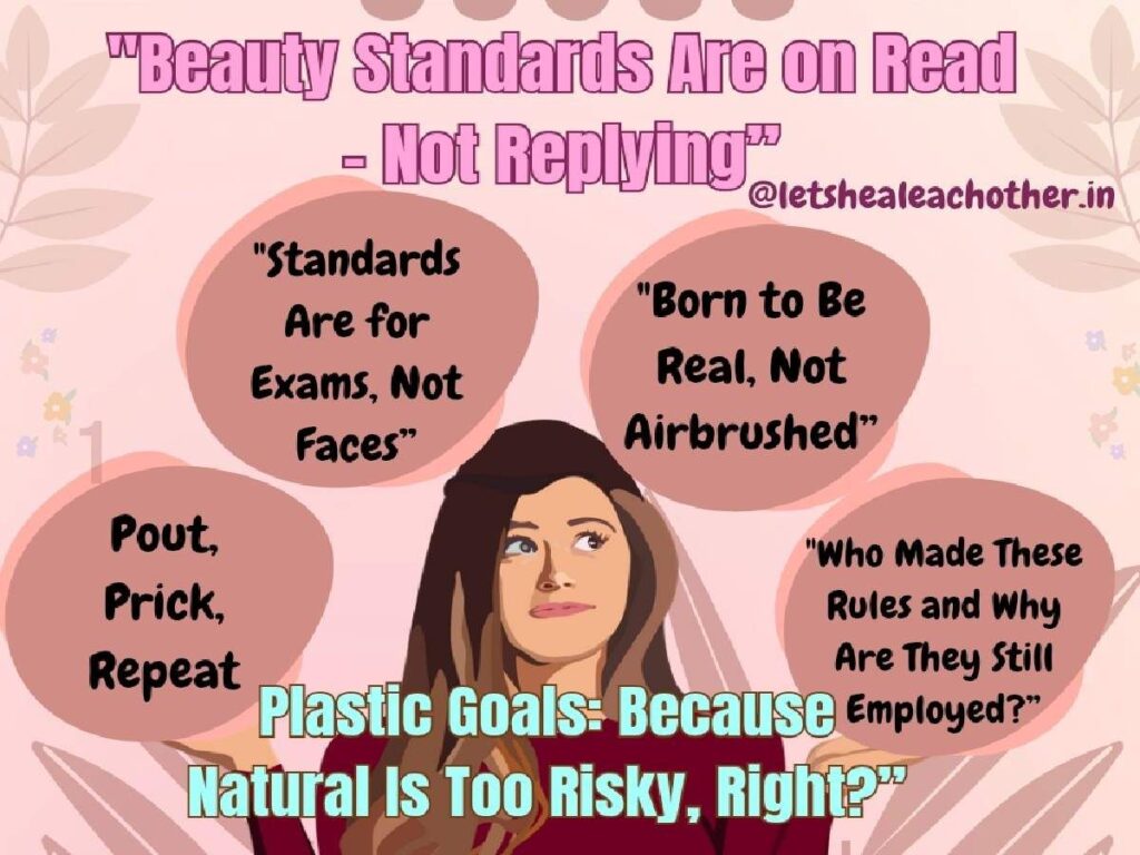 Beauty Standards Are On Read - NOT RESPONDING
Botox & Beliefs: Since Skin Wrinkles Seem to Be Evil Fillers Before Feelings
Beauty is not determined by rules or ranks.
You Don't Have to Meet any Standard of Beauty